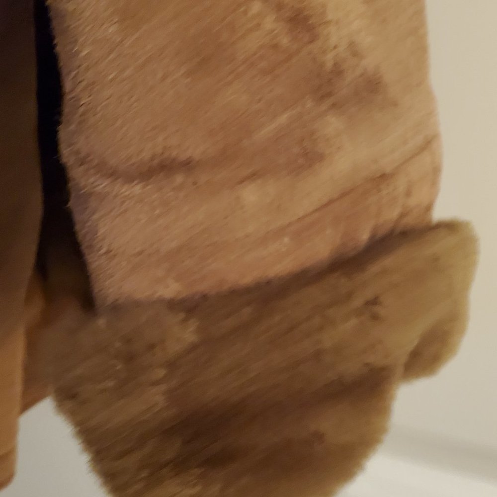 Suede winter jacket